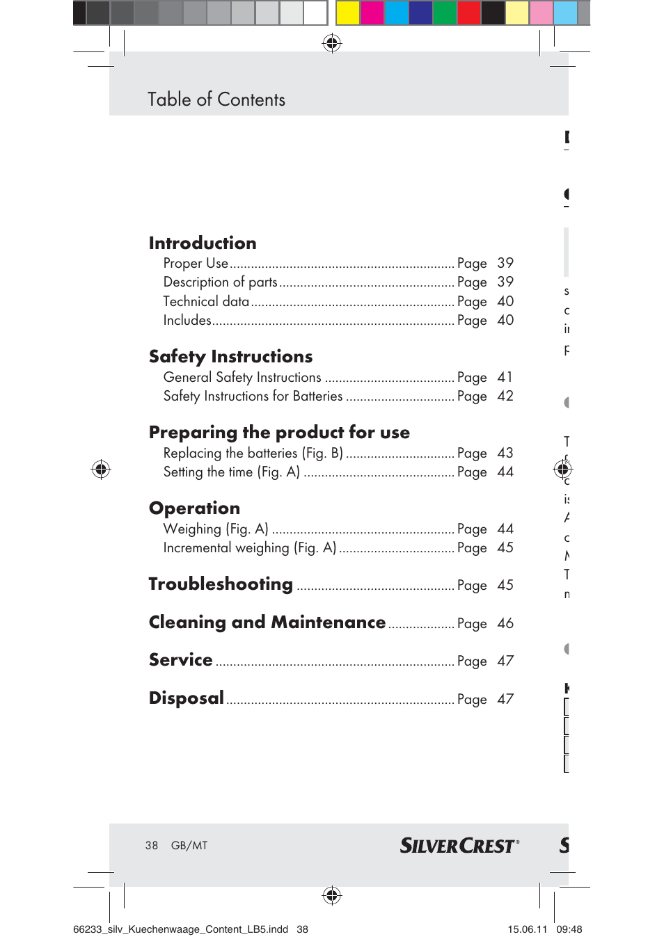 Silvercrest Z30441A User Manual | Page 36 / 58