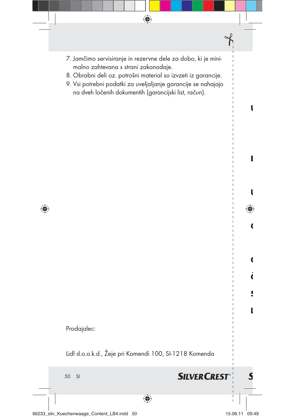 Č s l | Silvercrest Z30441A User Manual | Page 48 / 82