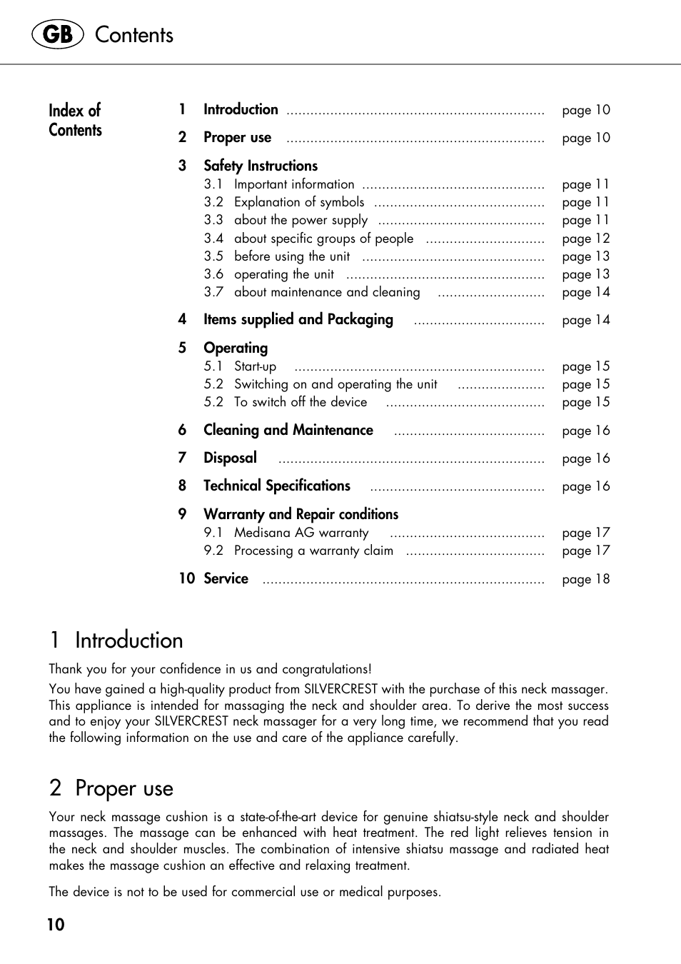 Silvercrest SHIATSU NECK MASSAGE CUSHION User Manual | Page 14 / 42