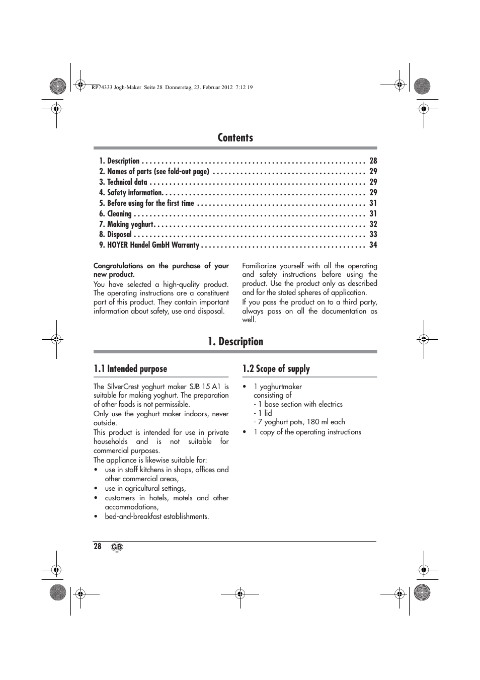 Silvercrest SJB 15 A1 User Manual | Page 30 / 46