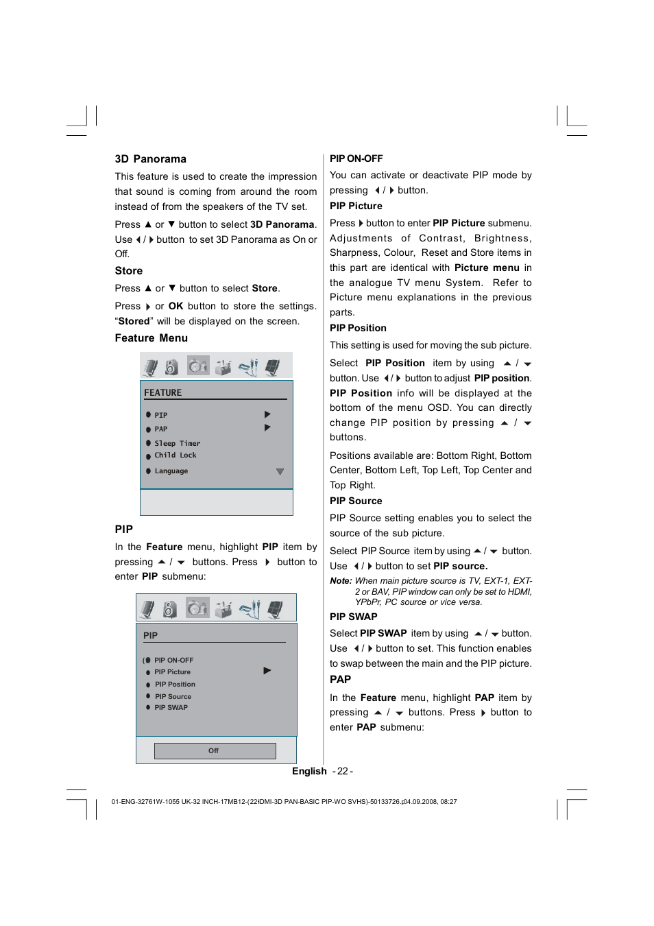 Dantax 32LCD V9 User Manual | Page 23 / 177