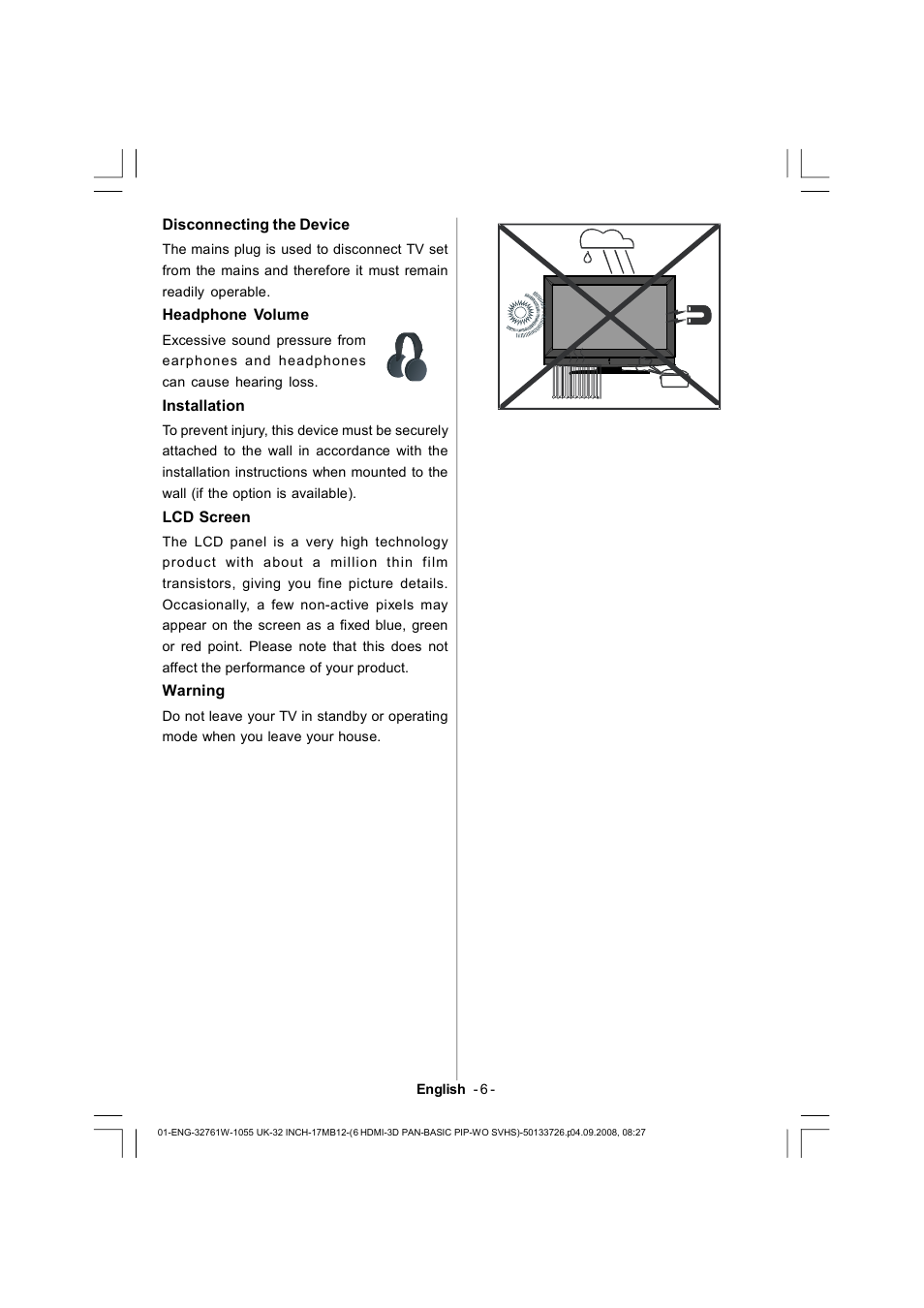 Dantax 32LCD V9 User Manual | Page 7 / 177