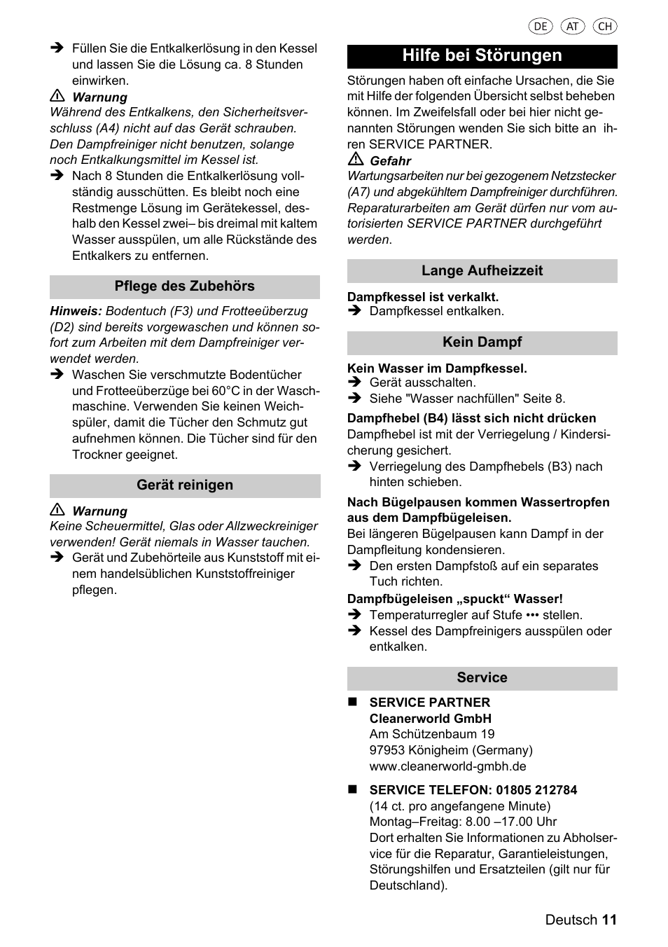 Hilfe bei störungen | Silvercrest 37702 User Manual | Page 11 / 106