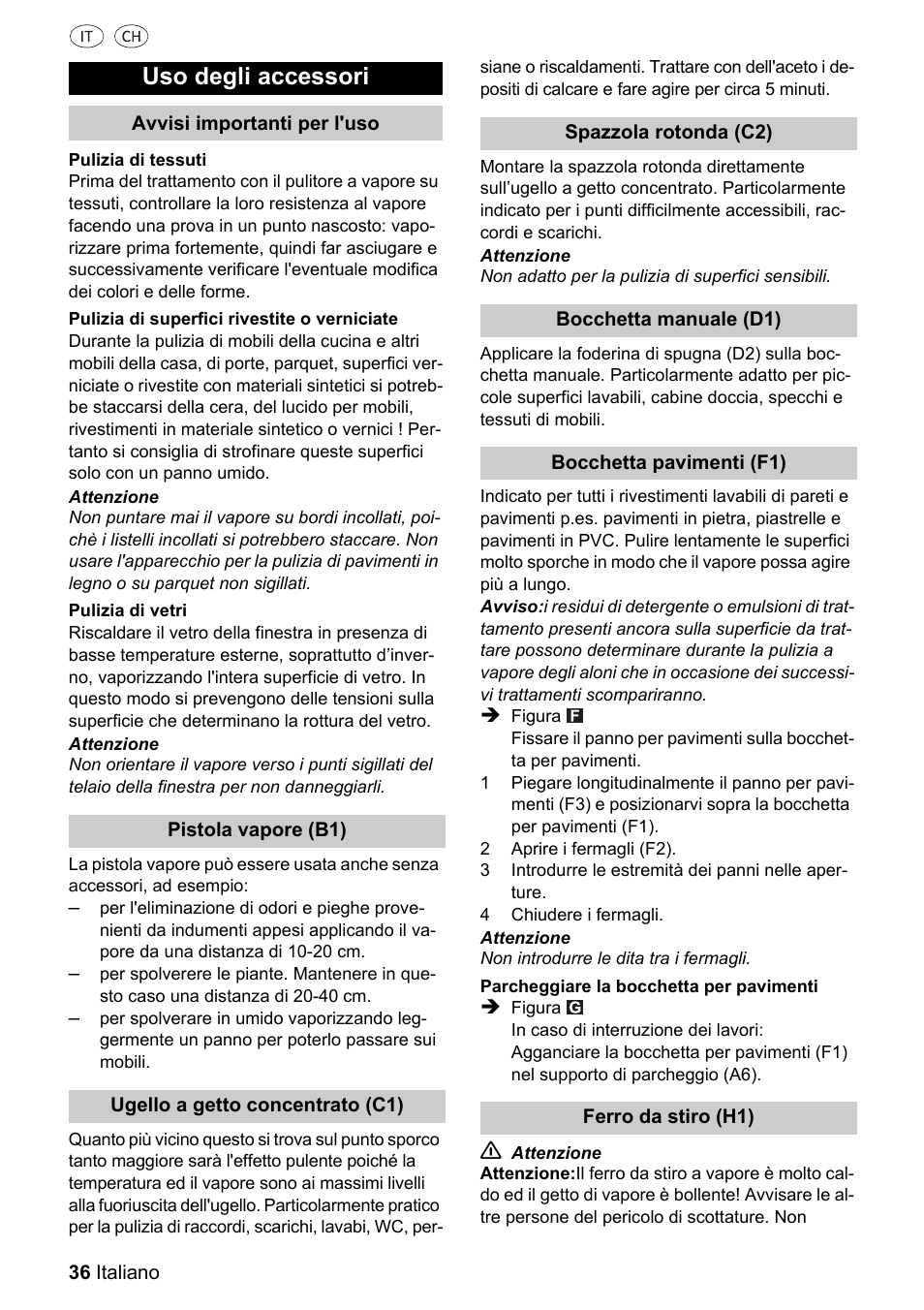 Uso degli accessori | Silvercrest 37702 User Manual | Page 36 / 106