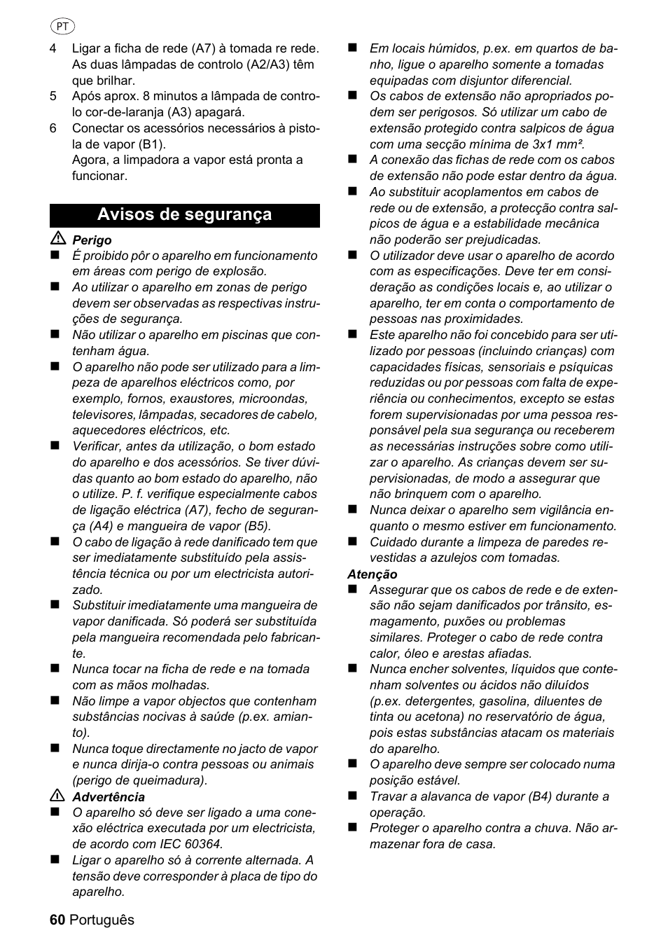 Avisos de segurança | Silvercrest 37702 User Manual | Page 60 / 106