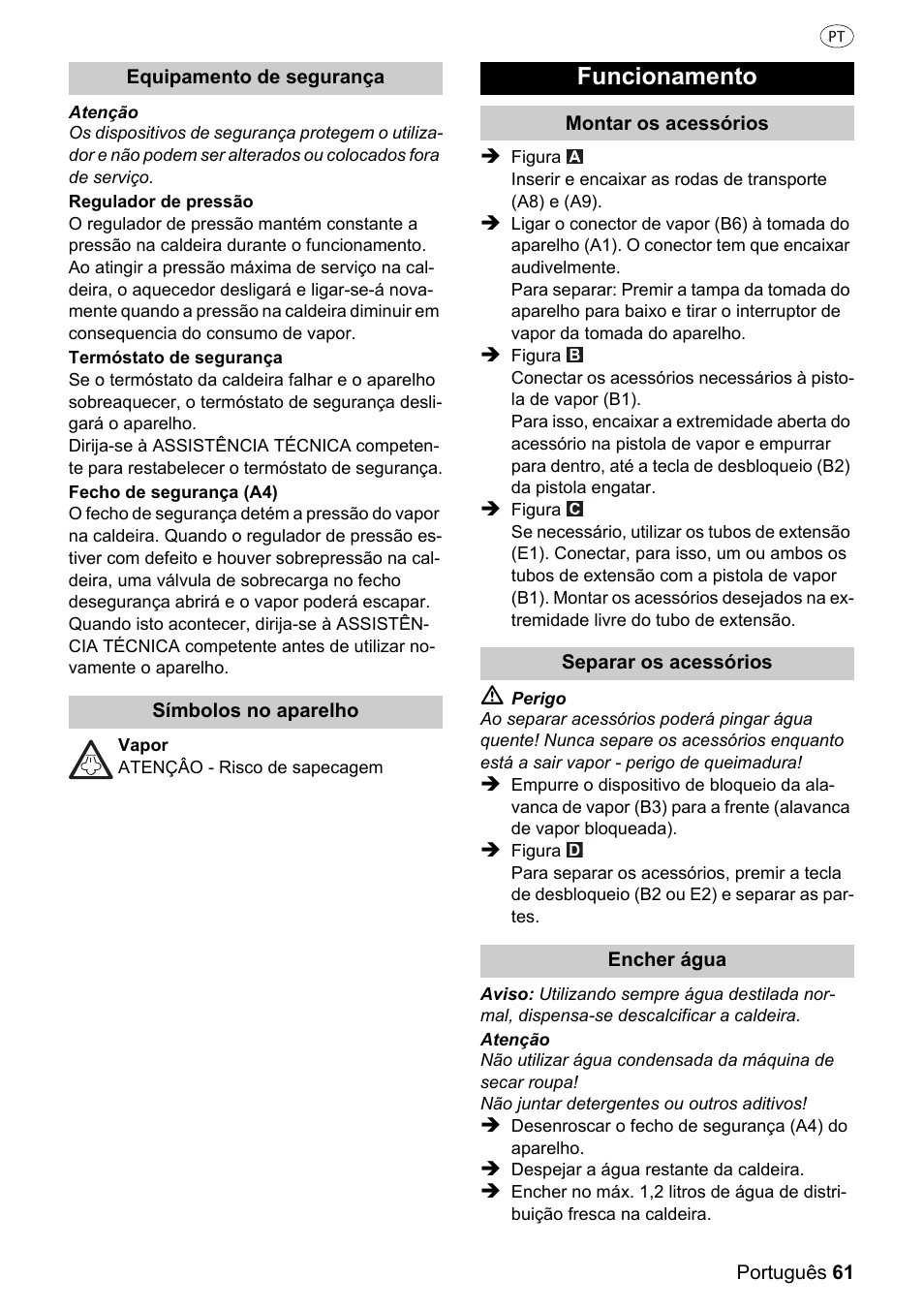 Funcionamento | Silvercrest 37702 User Manual | Page 61 / 106