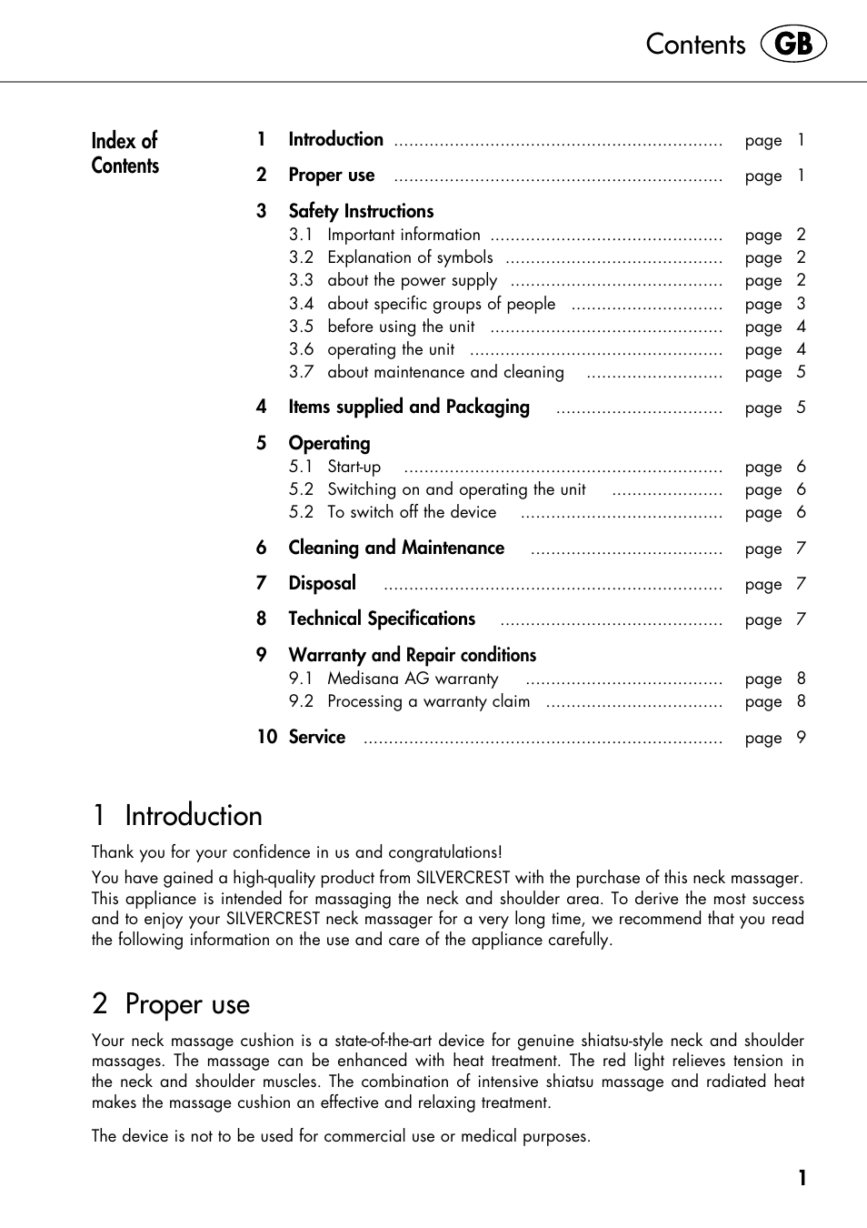 Silvercrest SHIATSU NECK MASSAGE CUSHION User Manual | Page 7 / 70