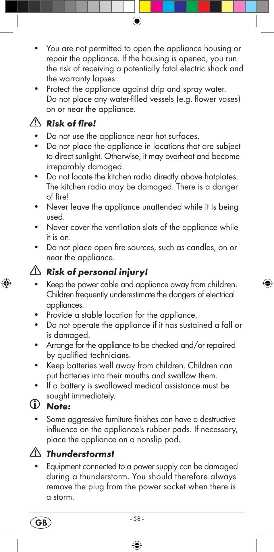 Silvercrest KH 2299 User Manual | Page 60 / 94