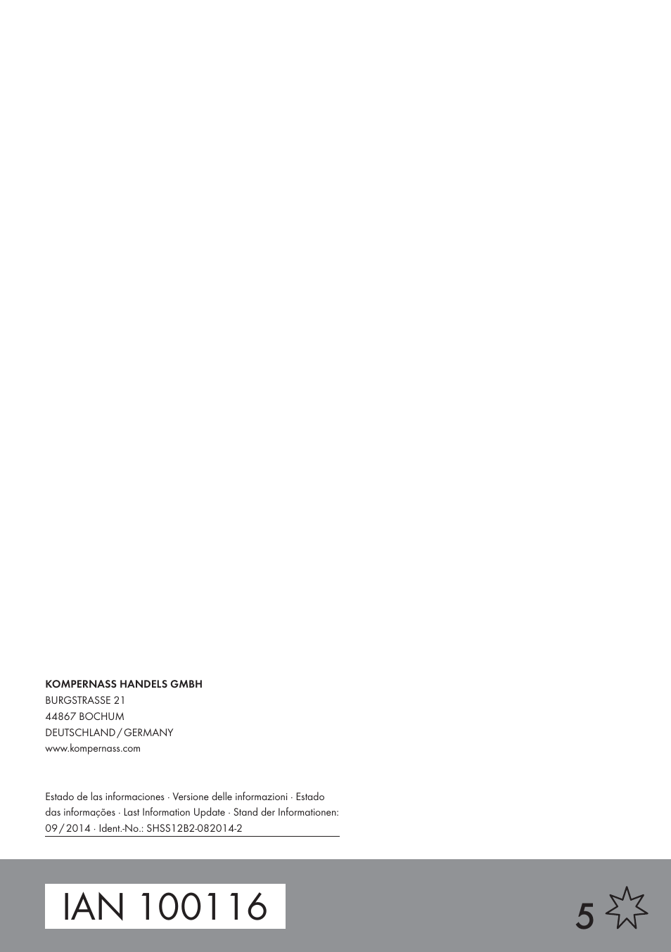 Silvercrest SHSS 12 B2 User Manual | Page 54 / 54