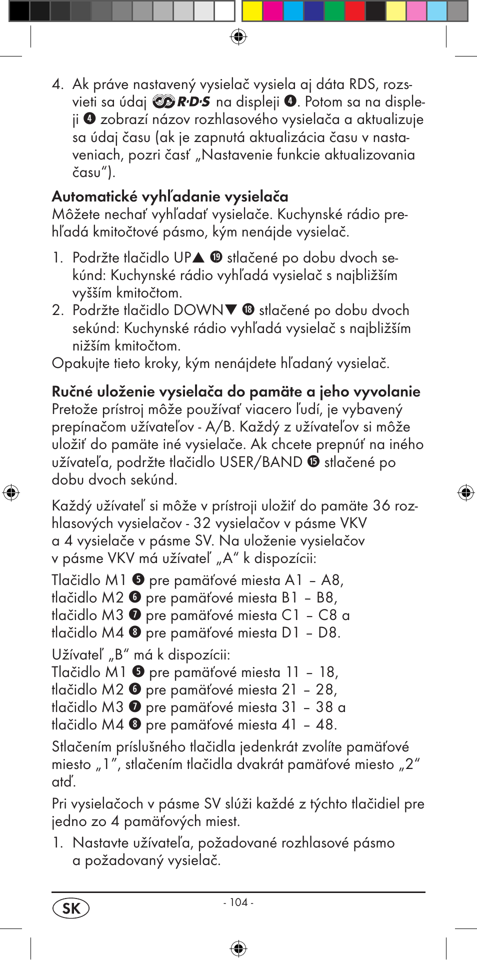 Silvercrest KH 2299 User Manual | Page 106 / 146