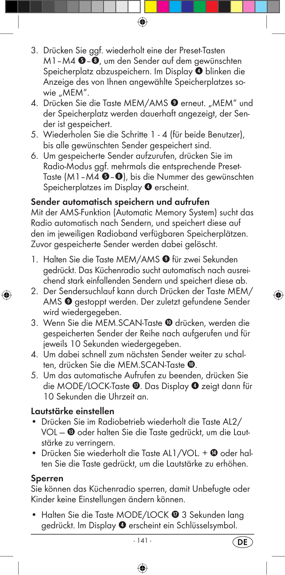 Silvercrest KH 2299 User Manual | Page 143 / 146