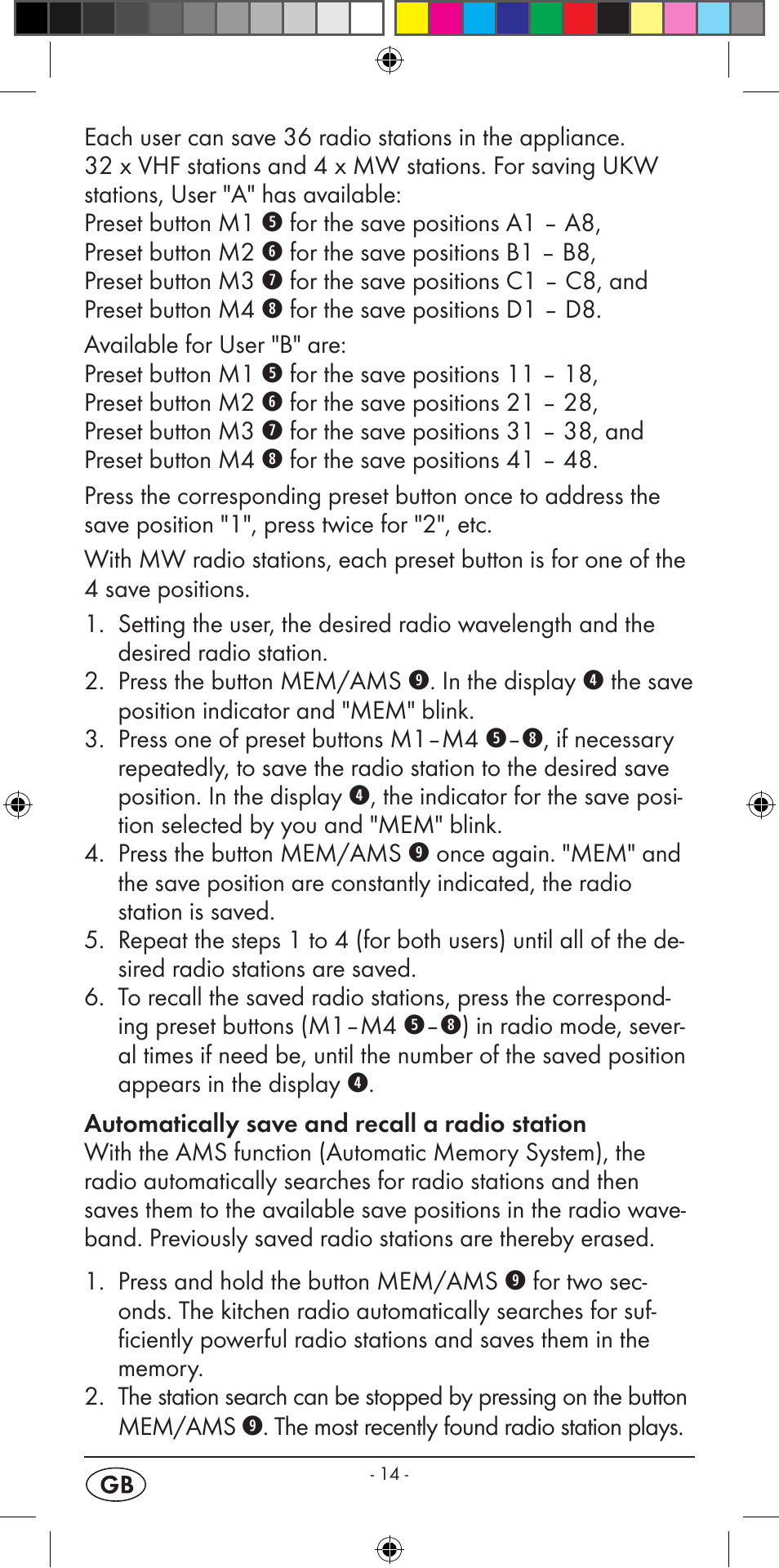 Silvercrest KH 2299 User Manual | Page 16 / 146