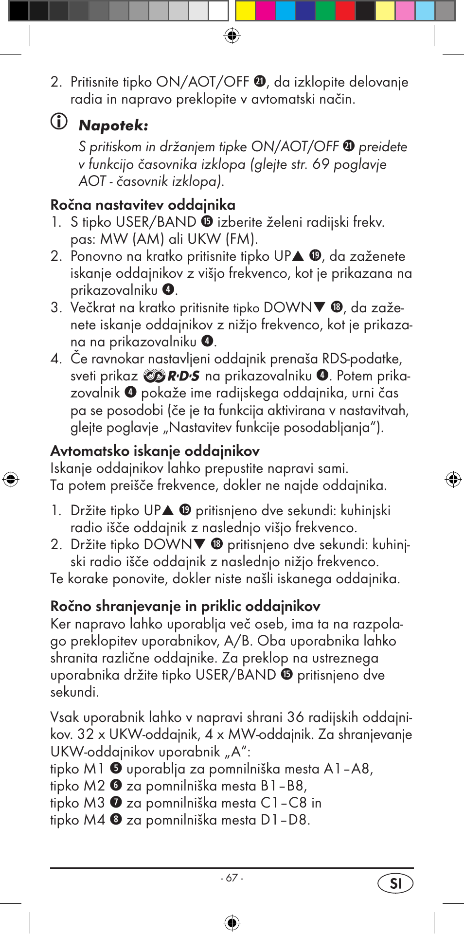 Silvercrest KH 2299 User Manual | Page 69 / 146