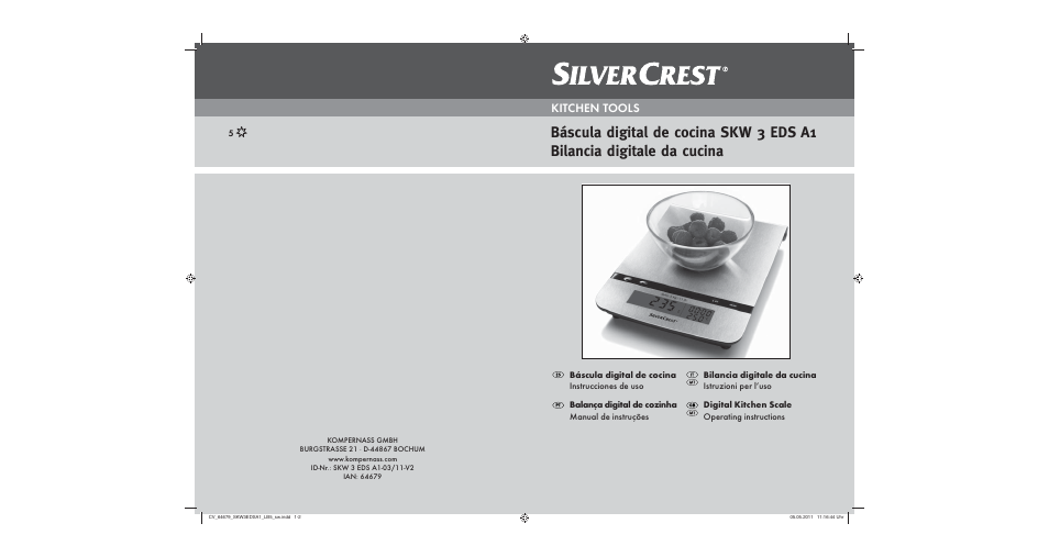 Silvercrest SKW 3 EDS A1 User Manual | 42 pages