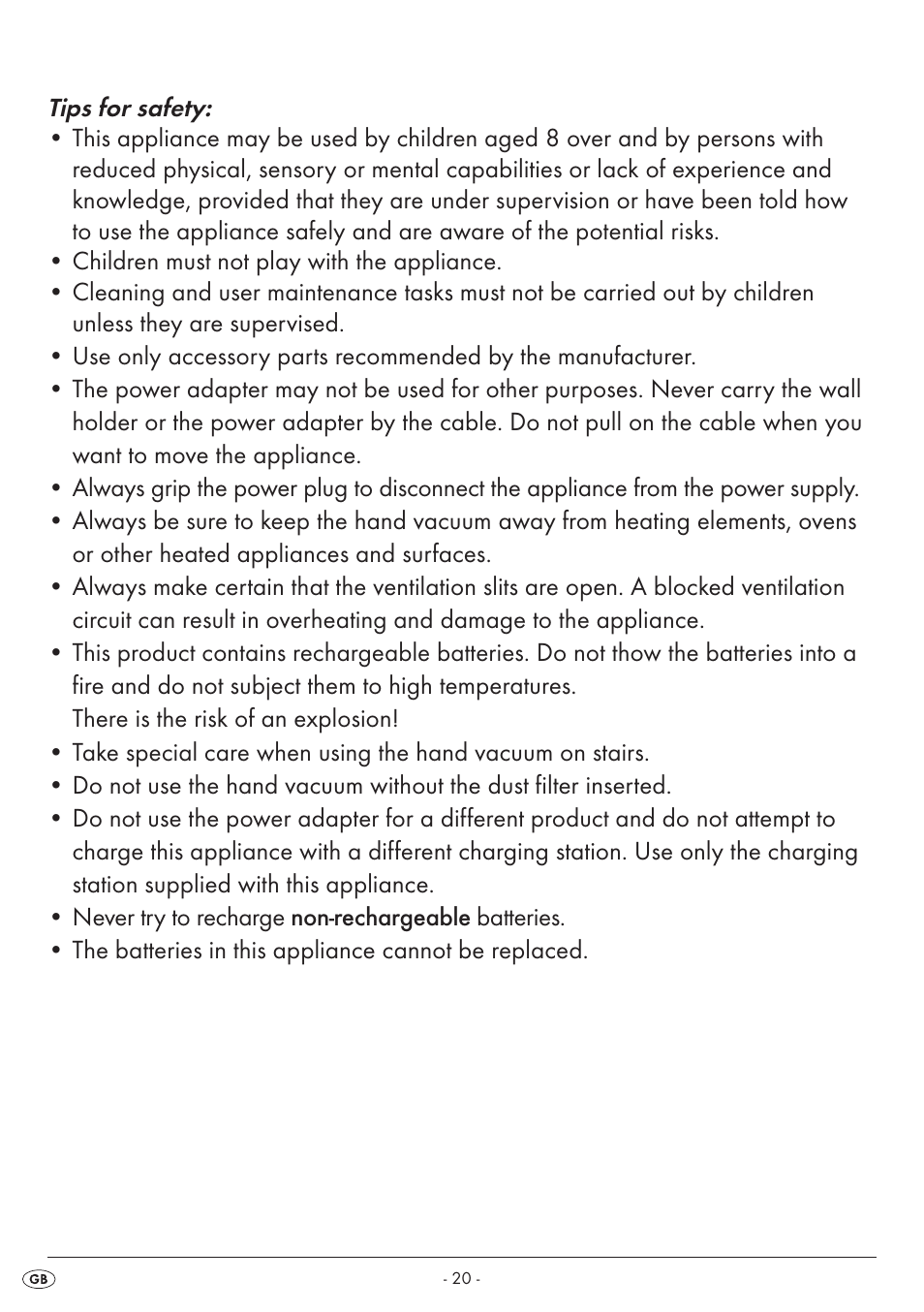 Silvercrest SAS 7.4 LI B1 User Manual | Page 23 / 28