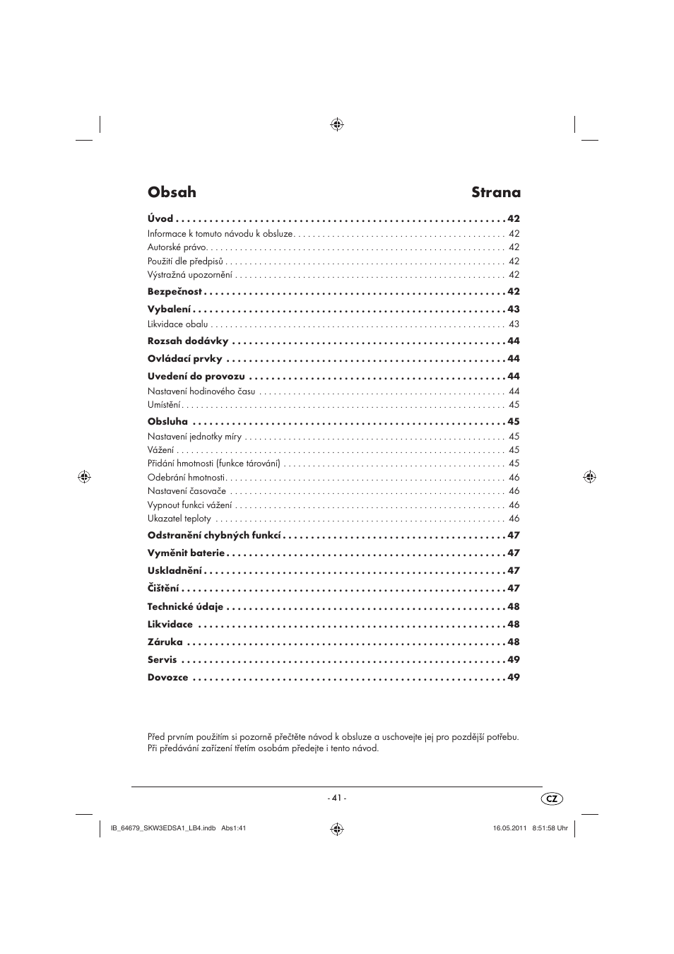 Silvercrest SKW 3 EDS A1 User Manual | Page 43 / 61