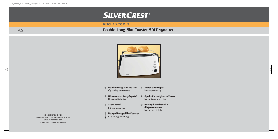 Silvercrest SDLT 1500 A1 User Manual | 44 pages