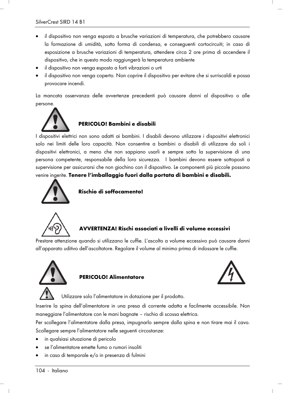 Silvercrest SIRD 14 B1 User Manual | Page 106 / 194