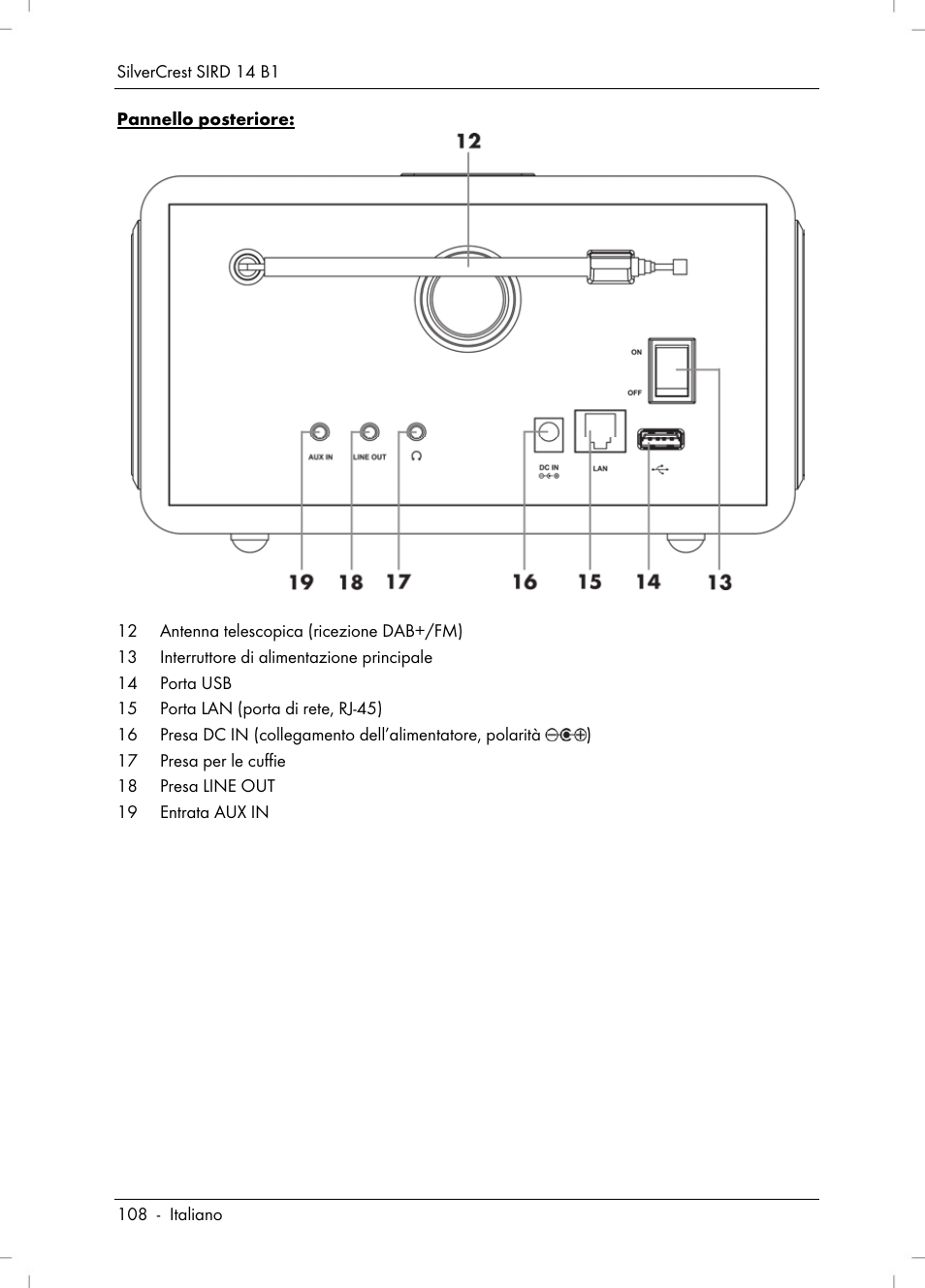 Silvercrest SIRD 14 B1 User Manual | Page 110 / 194