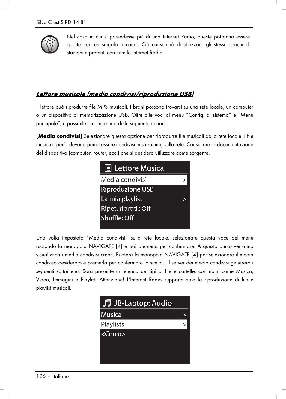 Silvercrest SIRD 14 B1 User Manual | Page 128 / 194