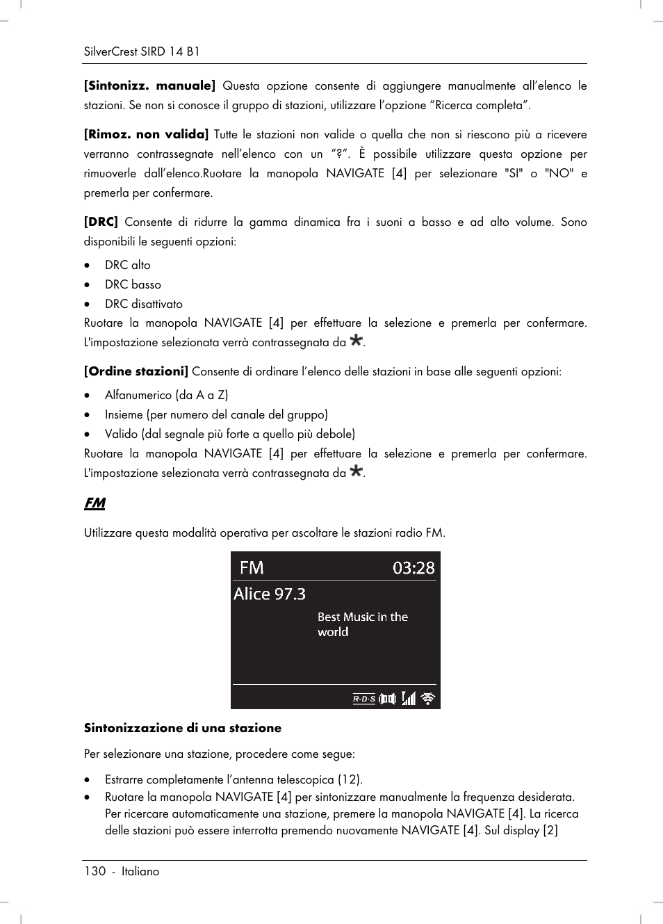 Silvercrest SIRD 14 B1 User Manual | Page 132 / 194