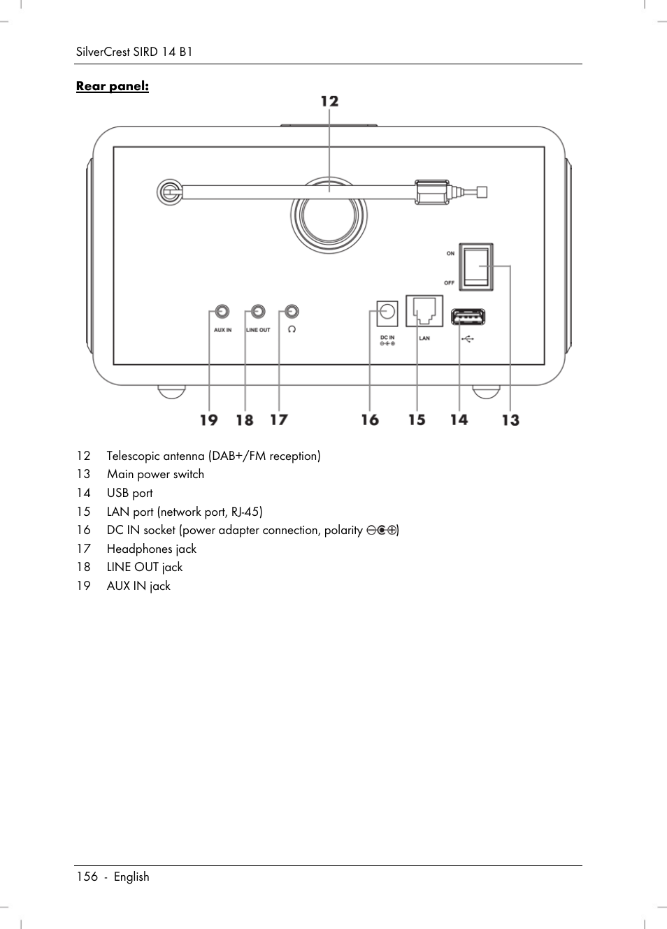 Silvercrest SIRD 14 B1 User Manual | Page 158 / 194