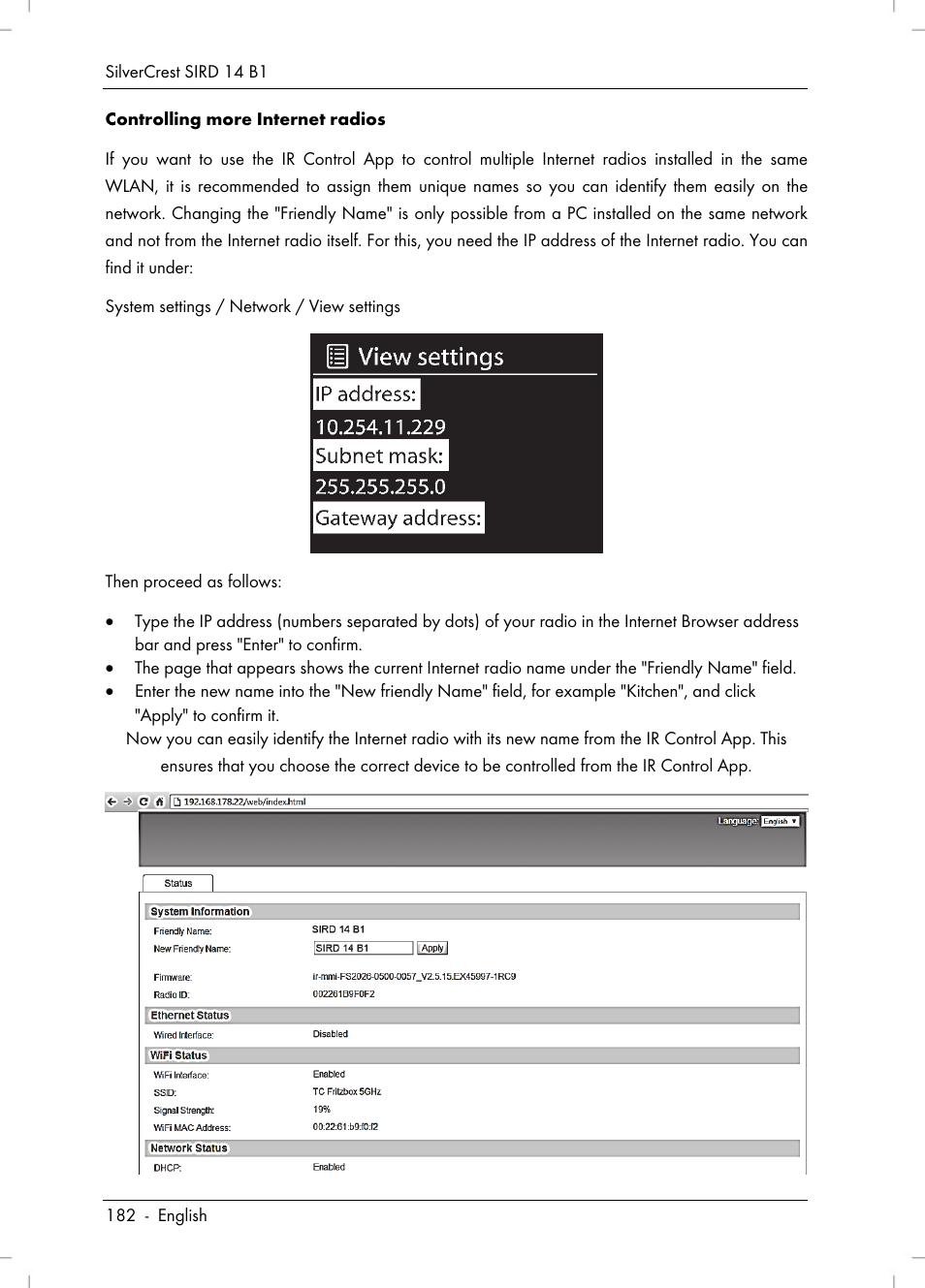 Silvercrest SIRD 14 B1 User Manual | Page 184 / 194