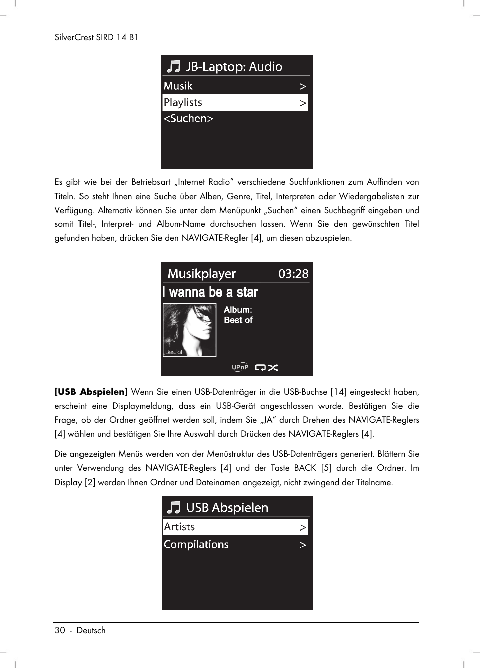 Silvercrest SIRD 14 B1 User Manual | Page 32 / 194