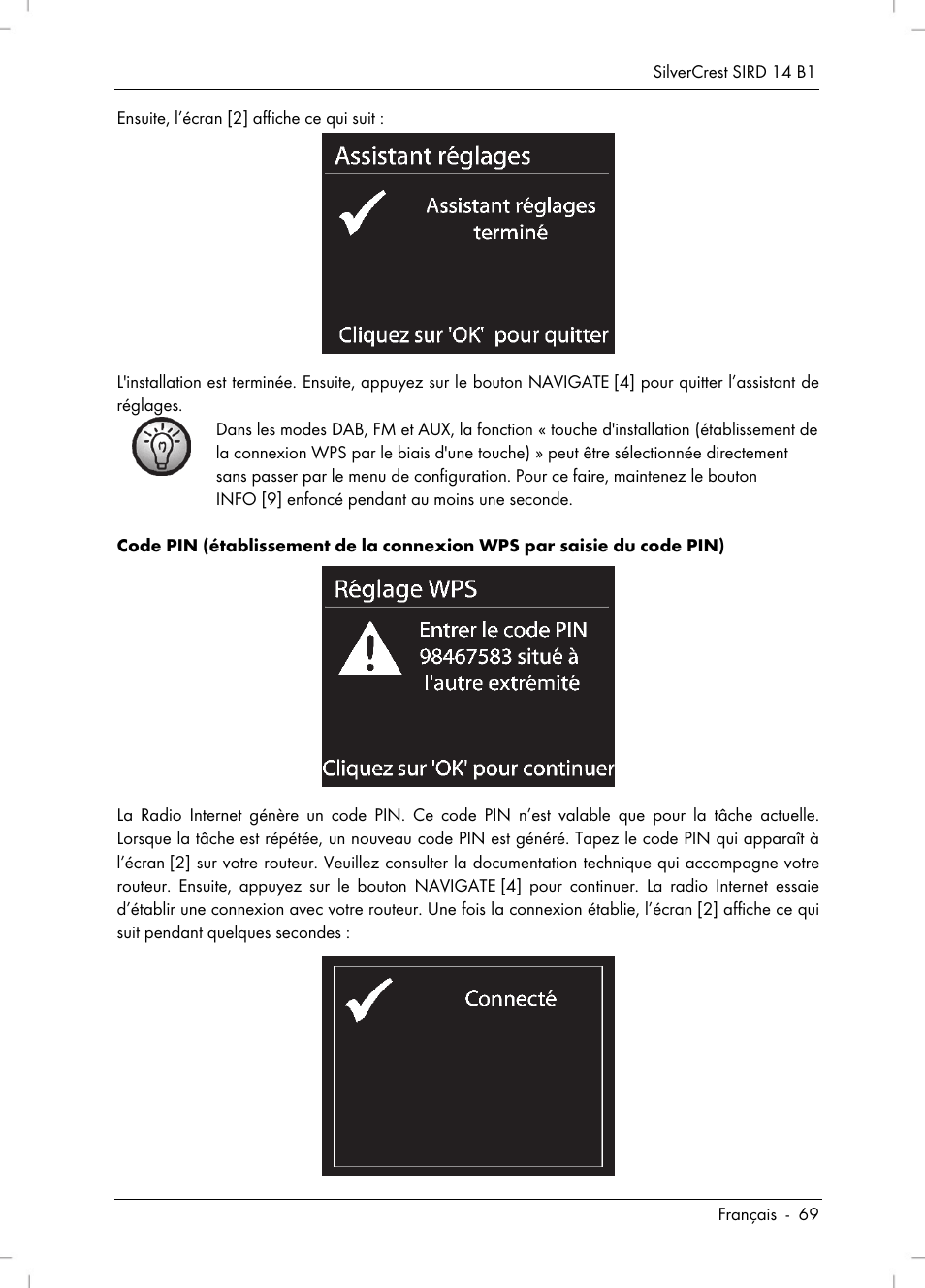 Silvercrest SIRD 14 B1 User Manual | Page 71 / 194