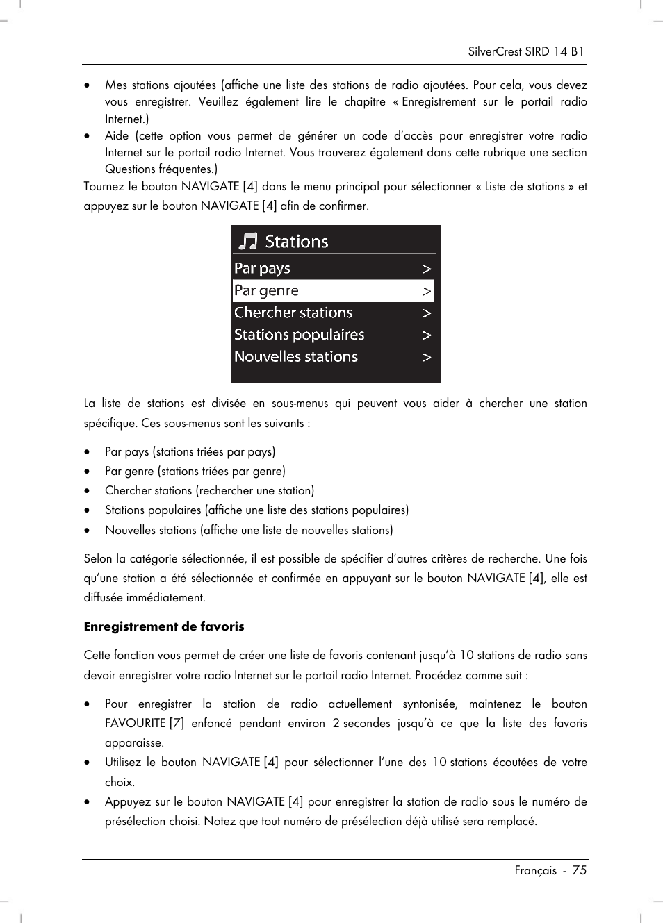 Silvercrest SIRD 14 B1 User Manual | Page 77 / 194