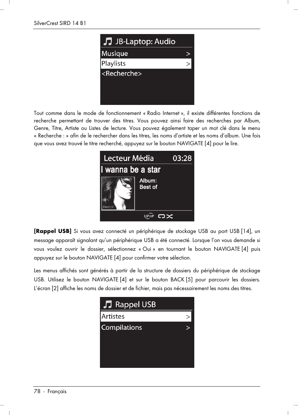 Silvercrest SIRD 14 B1 User Manual | Page 80 / 194