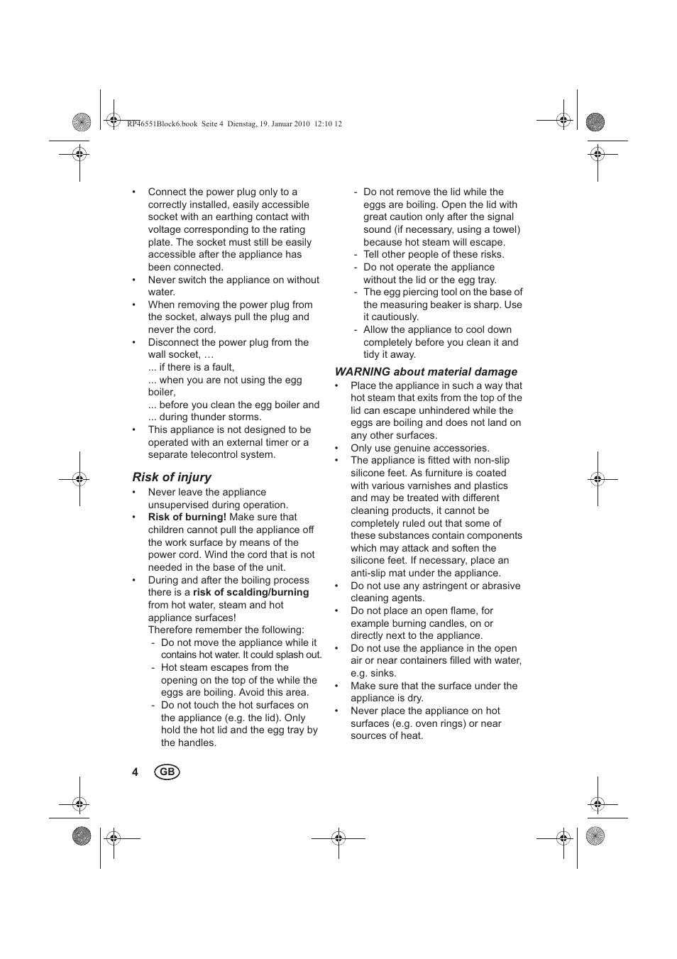 Silvercrest H-3278 User Manual | Page 6 / 14