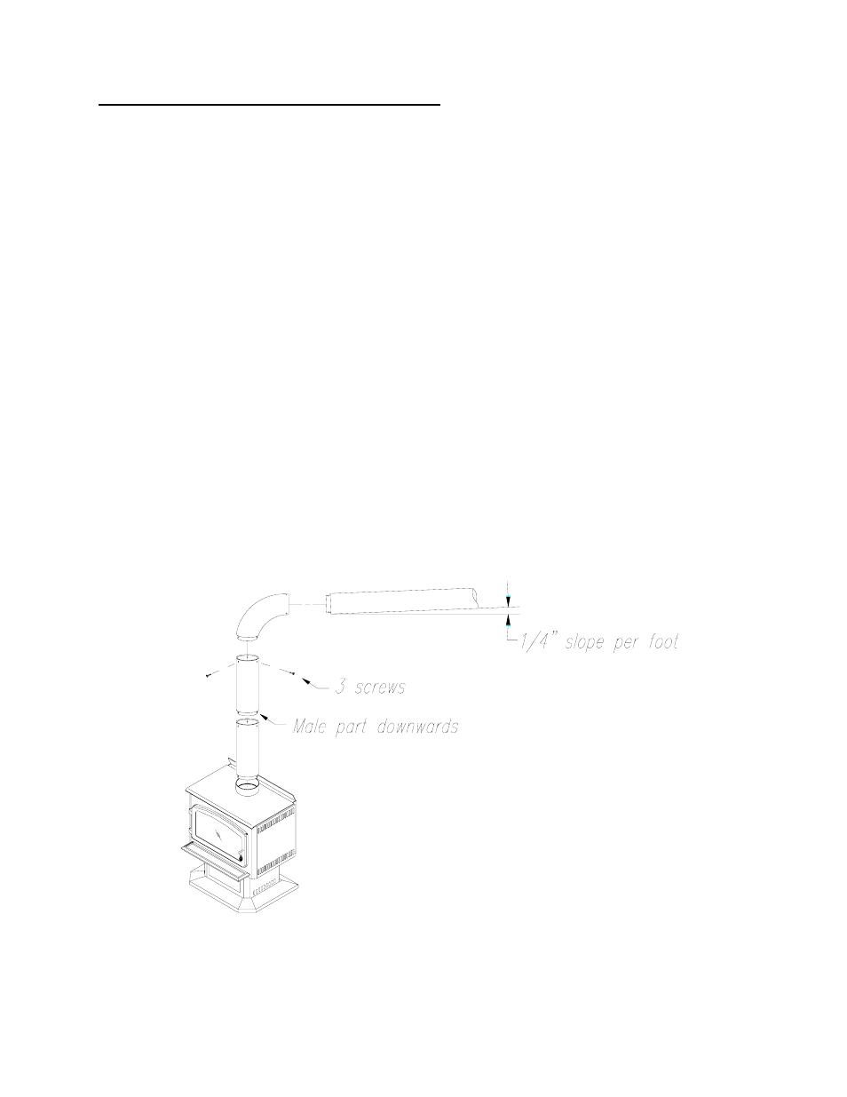 Chimney connector (stove pipe) | Drolet SIBERIAN 1200 User Manual | Page 17 / 28