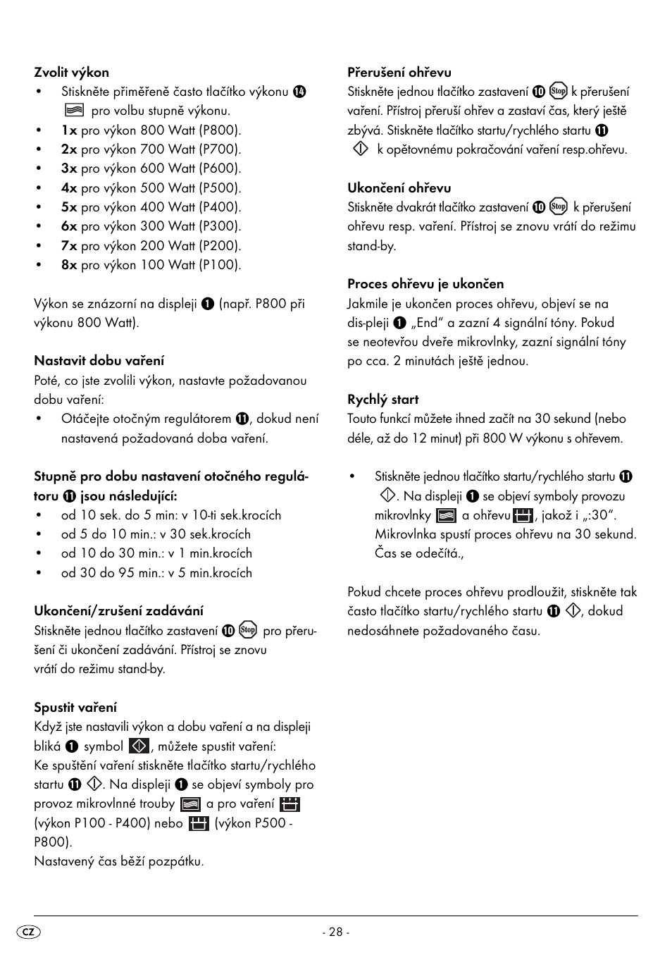 Silvercrest SMW 800 A2 User Manual | Page 30 / 70