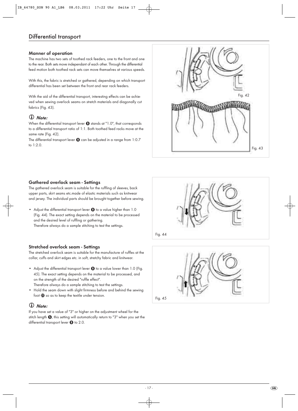 Differential transport | Silvercrest SON 90 A1 User Manual | Page 19 / 38