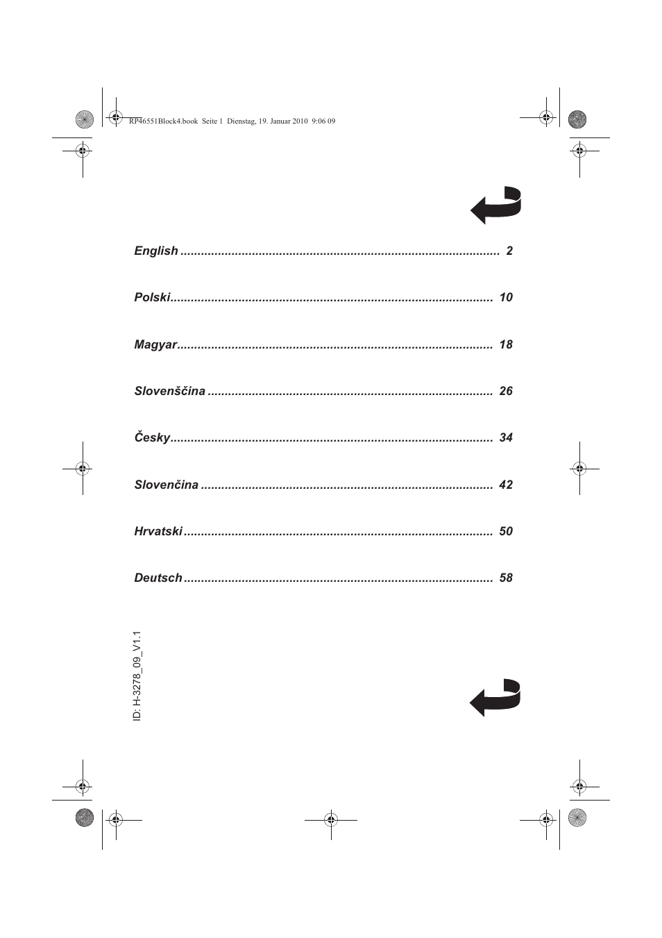Silvercrest H-3278 User Manual | Page 2 / 70