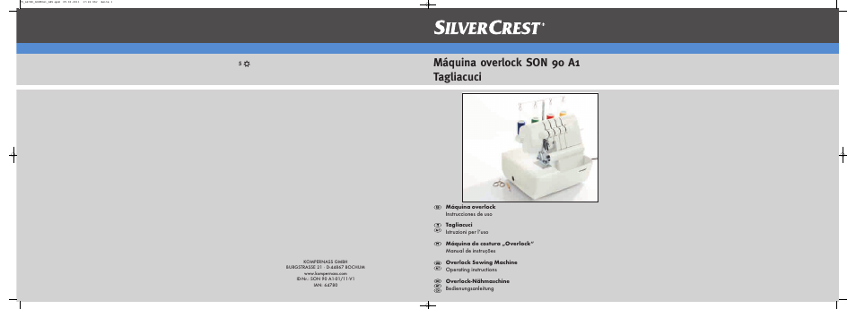 Silvercrest SON 90 A1 User Manual | 182 pages