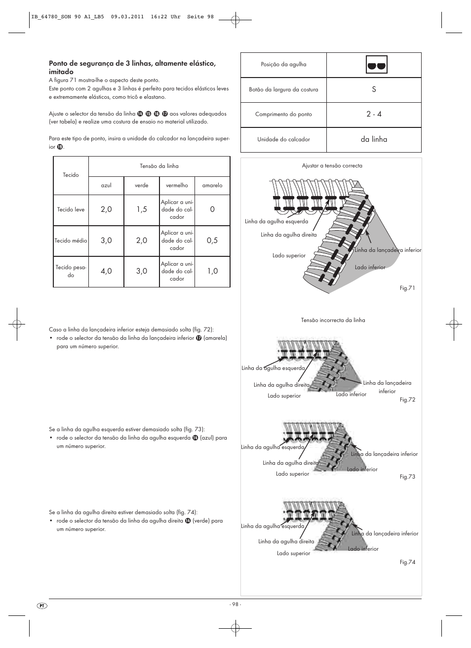 Da linha | Silvercrest SON 90 A1 User Manual | Page 100 / 182