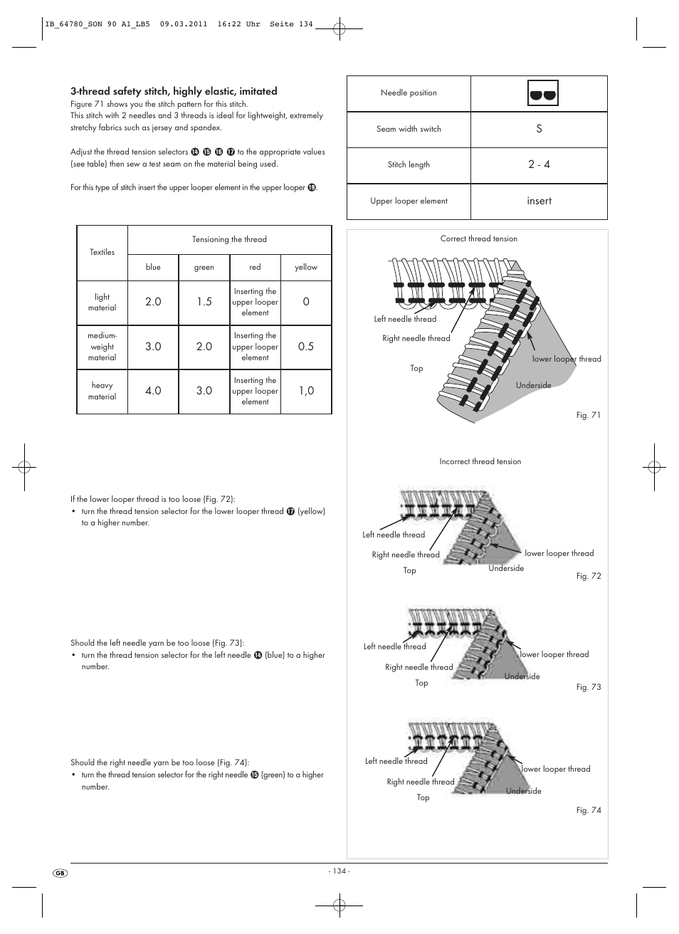 Insert | Silvercrest SON 90 A1 User Manual | Page 136 / 182