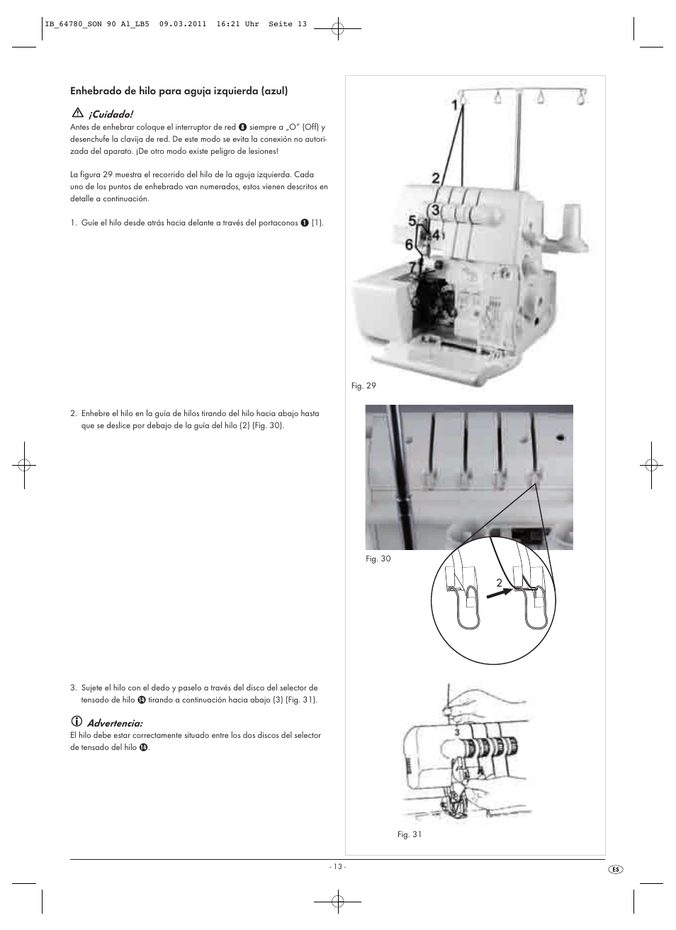 Cuidado, Advertencia | Silvercrest SON 90 A1 User Manual | Page 15 / 182