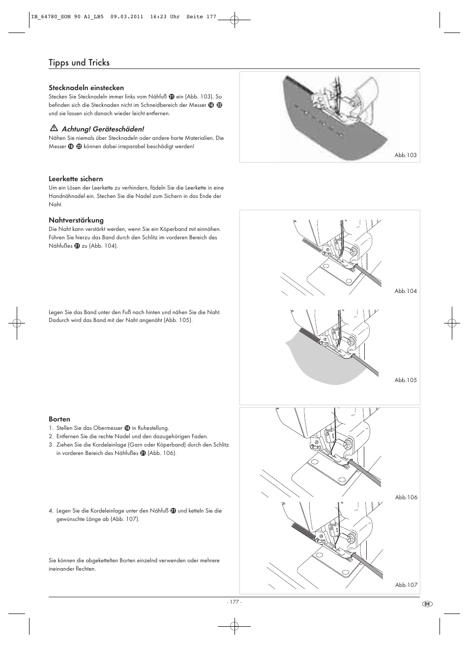 Tipps und tricks | Silvercrest SON 90 A1 User Manual | Page 179 / 182