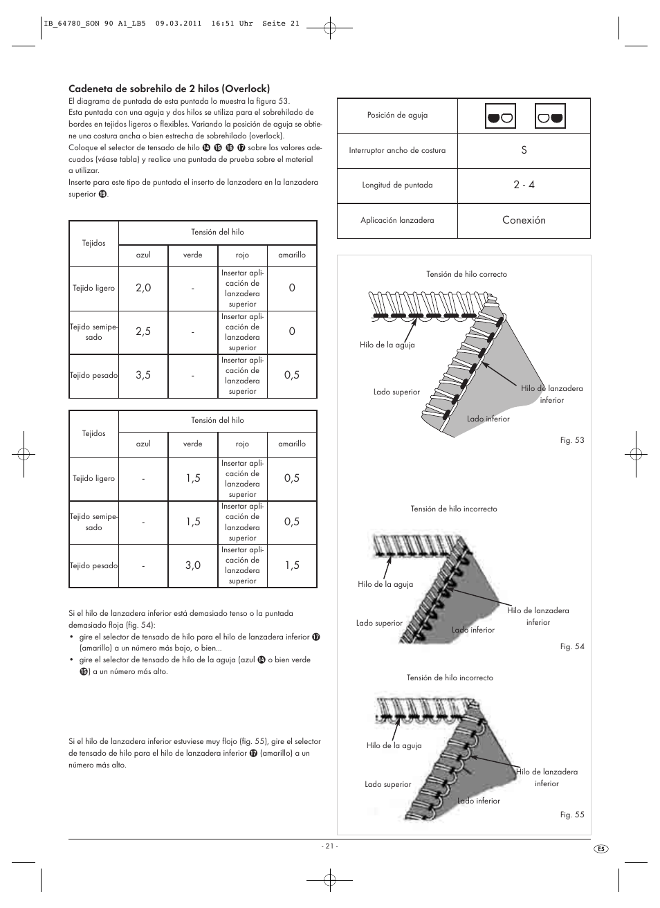 Conexión | Silvercrest SON 90 A1 User Manual | Page 23 / 182