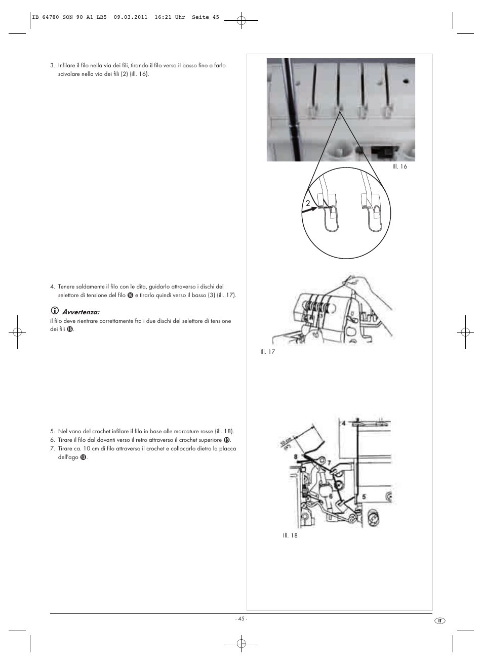 Avvertenza | Silvercrest SON 90 A1 User Manual | Page 47 / 182