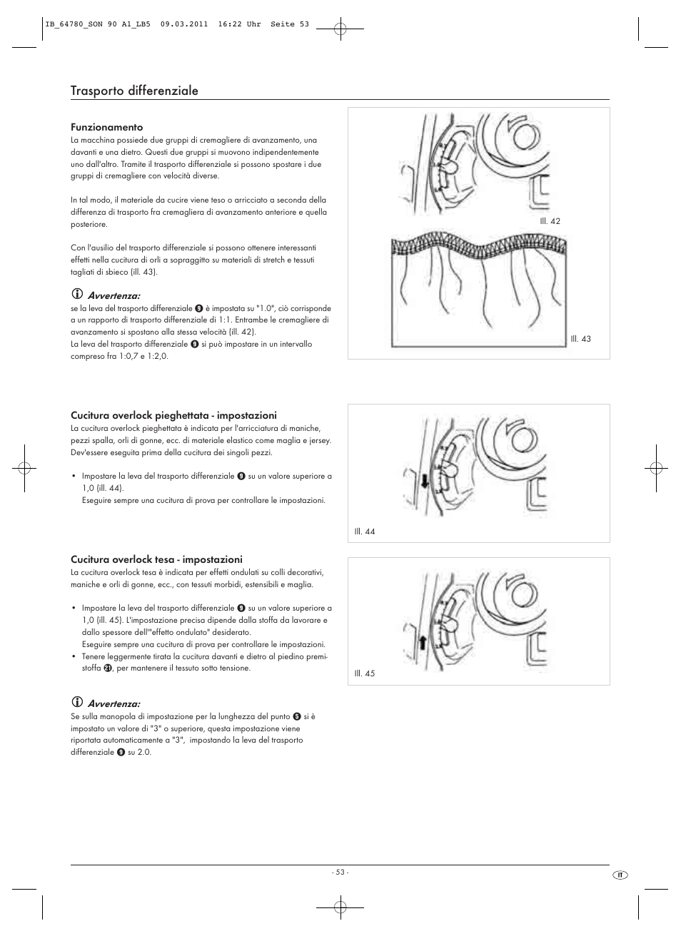Trasporto differenziale | Silvercrest SON 90 A1 User Manual | Page 55 / 182