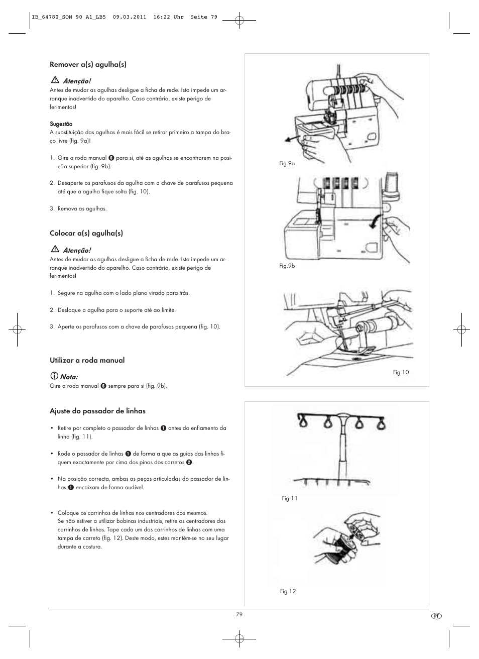 Atenção, Nota | Silvercrest SON 90 A1 User Manual | Page 81 / 182