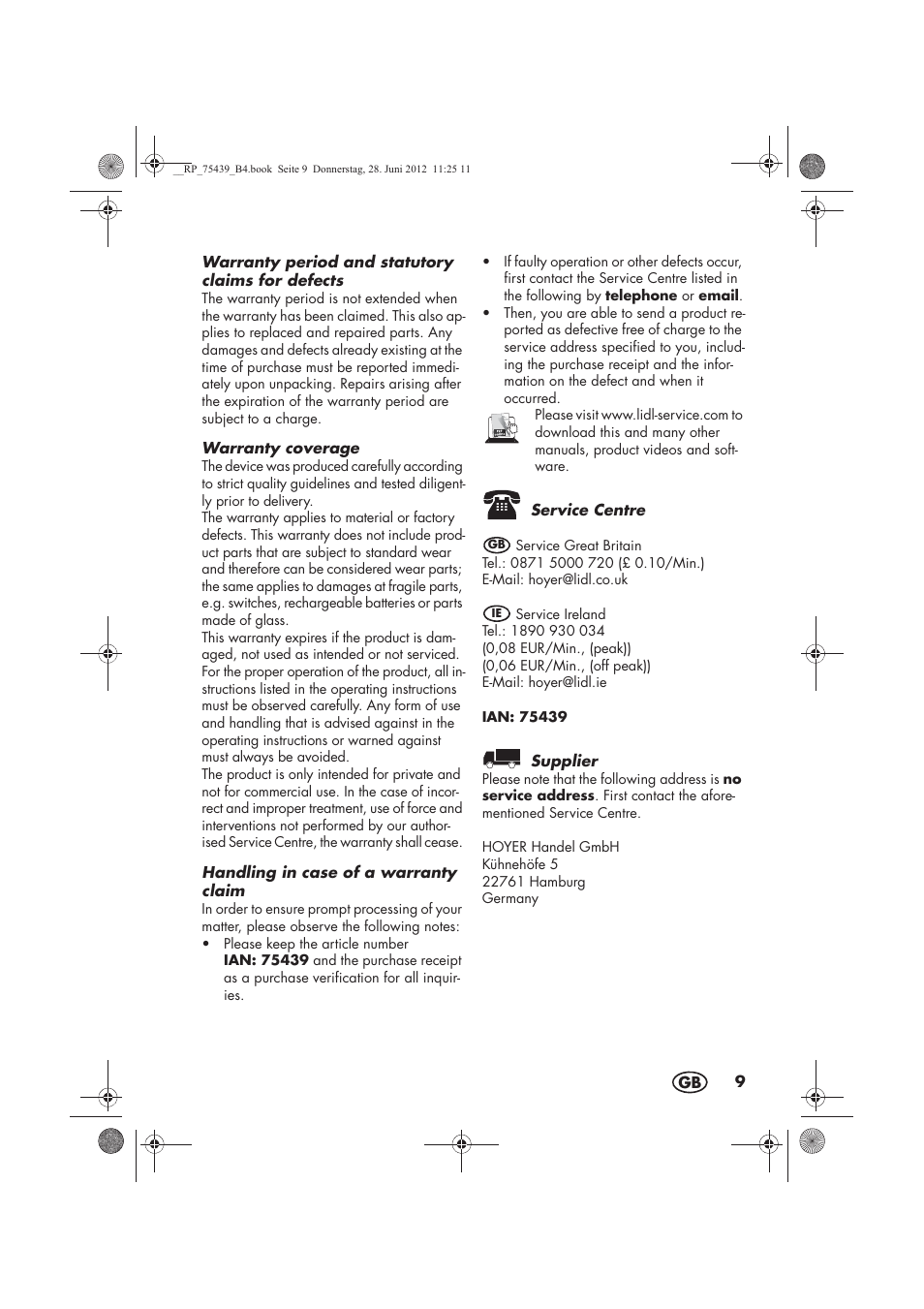 Silvercrest STK 600 A1 User Manual | Page 11 / 70