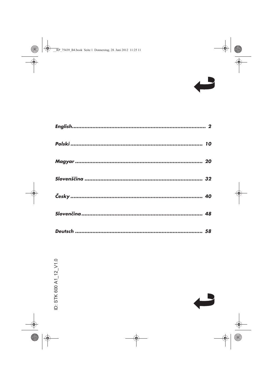 Silvercrest STK 600 A1 User Manual | Page 2 / 70