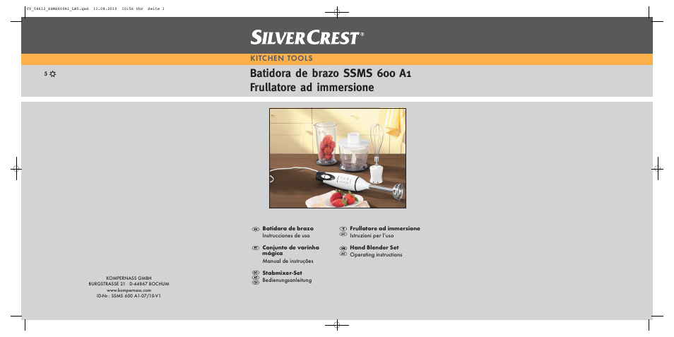 Silvercrest SSMS 600 A1 User Manual | 32 pages