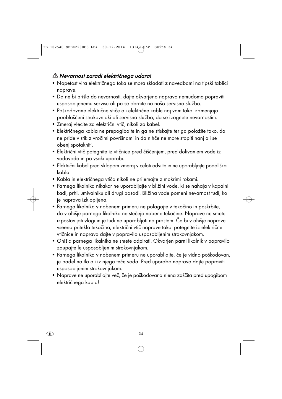 Silvercrest SDBK 2200 C3 User Manual | Page 37 / 73