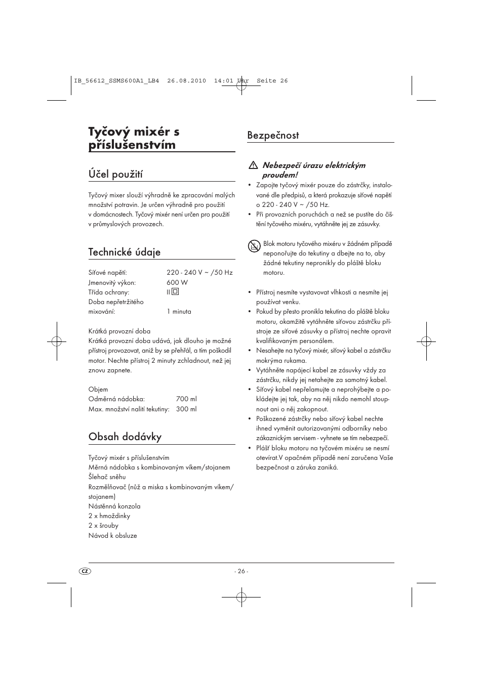 Silvercrest SSMS 600 A1 User Manual | Page 28 / 37